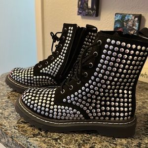 Studded Combat Boots